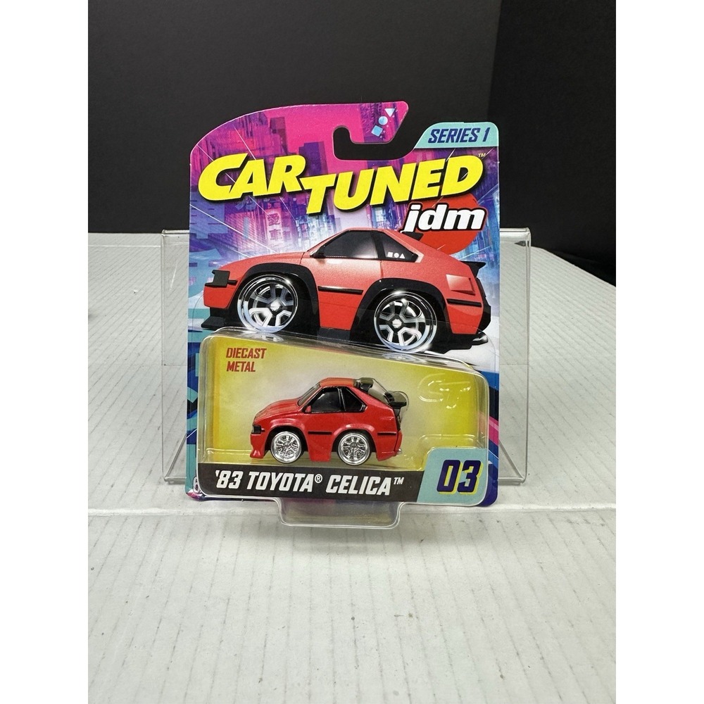 2025 CAR TUNED JDM SERIES 1 #03 1983 TOYOTA CELICA RED 1:64 DIECAST CAR